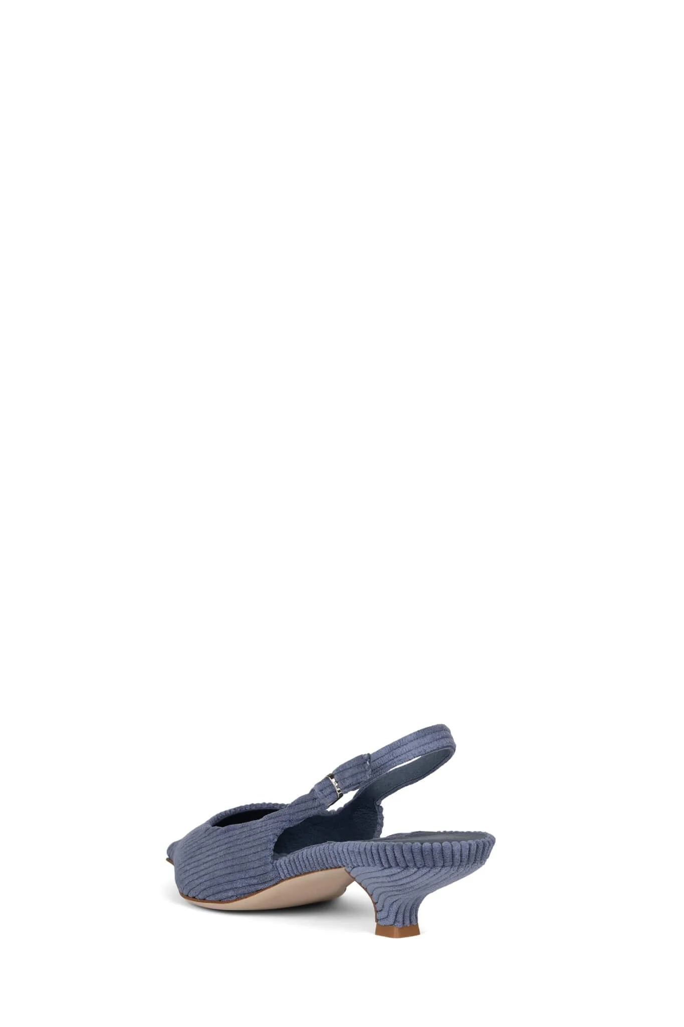 Jeffrey Campbell Alora Kitten Heel in Dusty Blue Corduroy - Image 4