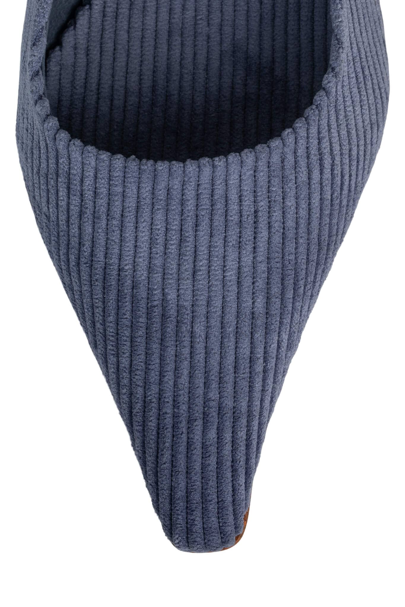 Jeffrey Campbell Alora Kitten Heel in Dusty Blue Corduroy - Image 5