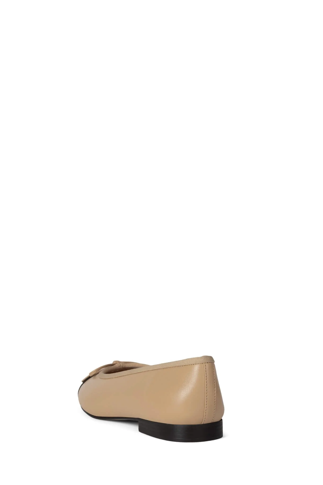 Jeffrey Campbell Arabesque Cap Toe Flat in Natural Black - Image 3