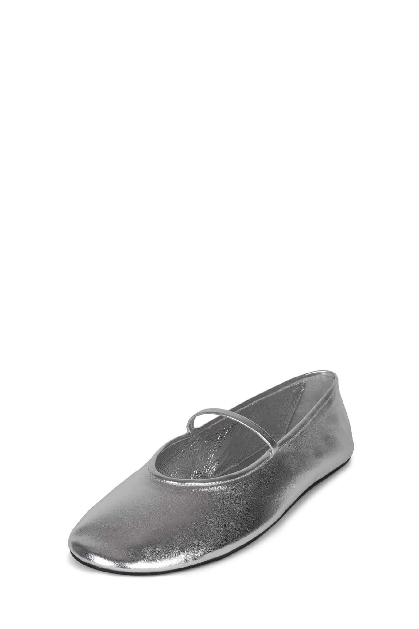 Jeffrey Campbell Dancerina Flat in Silver - Image 3