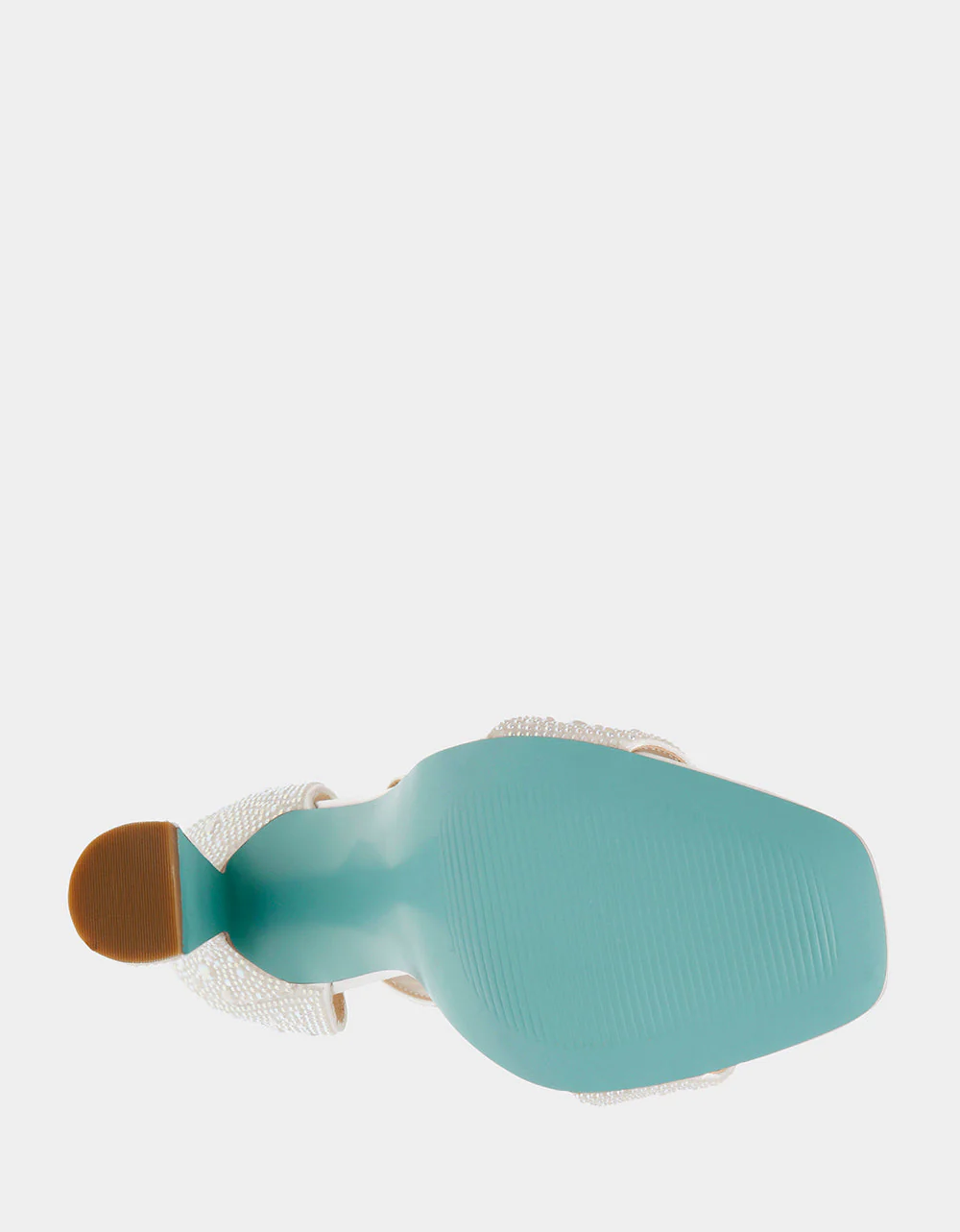 Betsy Johnson Dani Heel Sandal in Ivory Pearl - Image 7