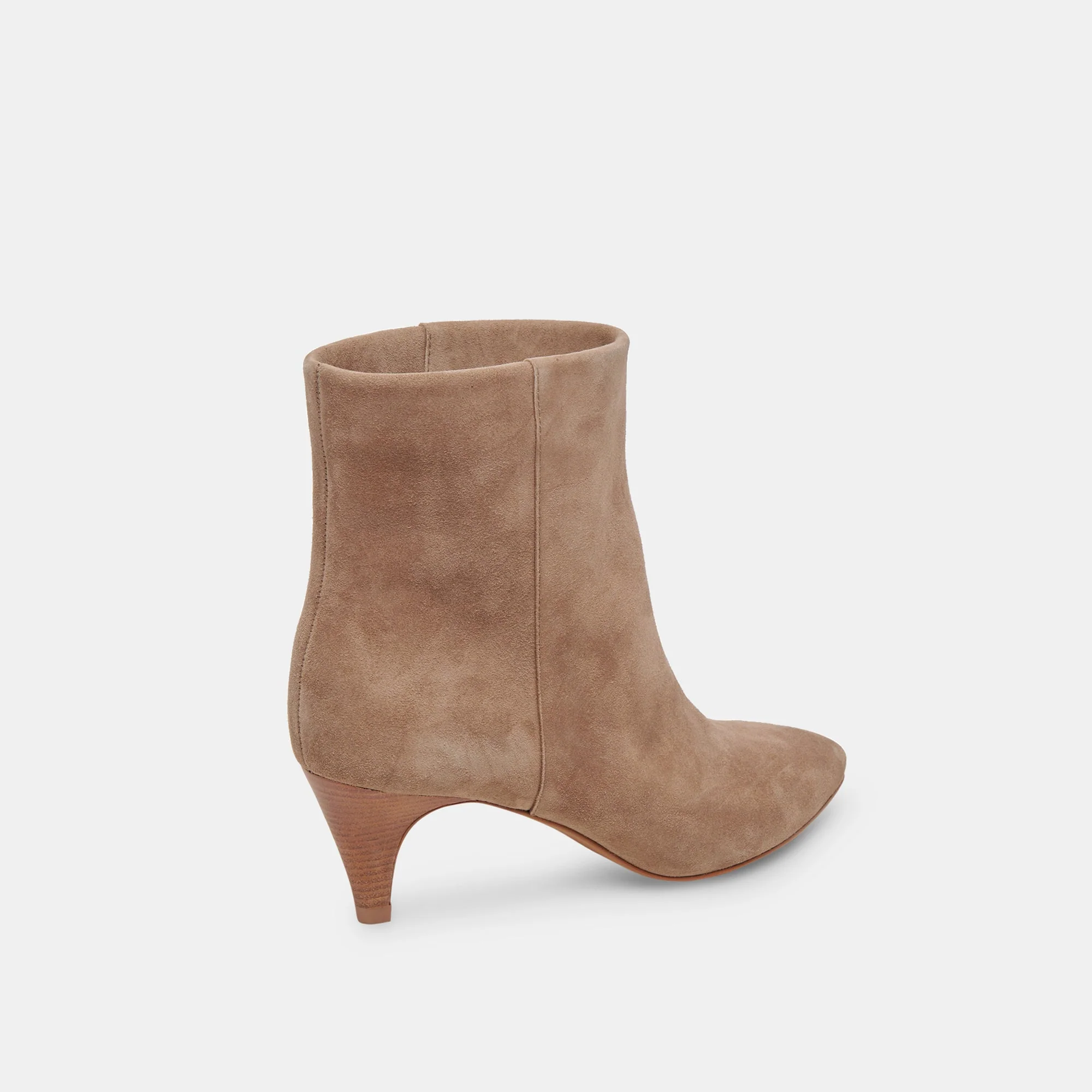 Dolce Vita Dee Booties in Truffle Suede - Image 4