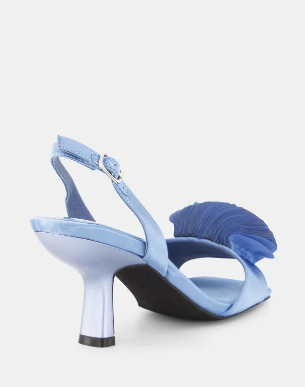 Jeffrey Campbell Duffy Heels in Blue Satin - Image 6