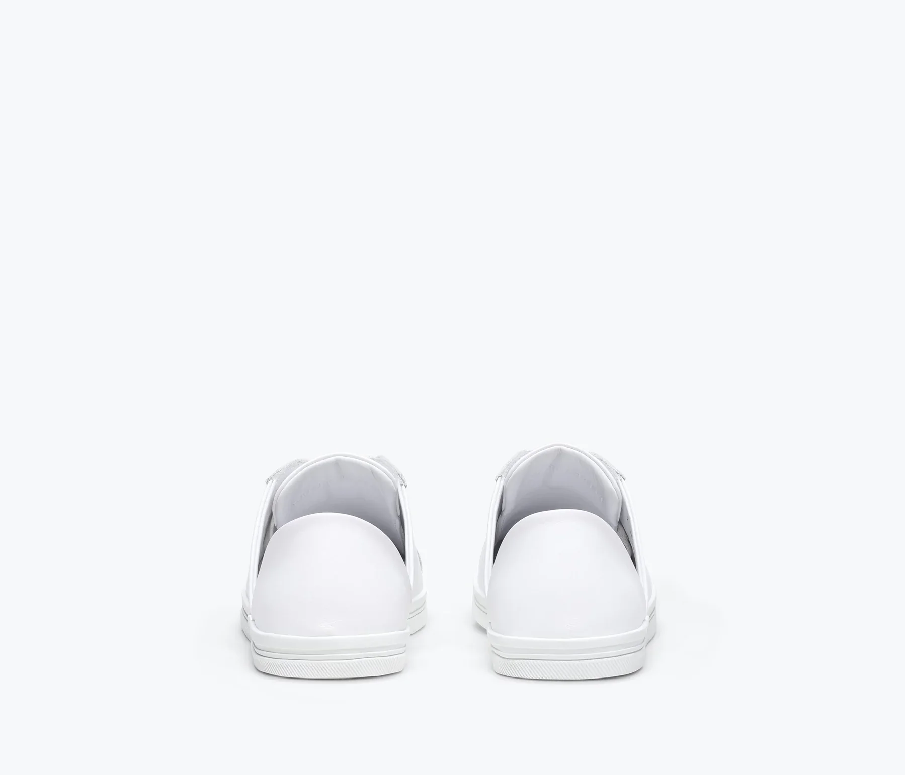 Freda Salvador Eda D'orsay Low-Top Sneaker in White Calf - Image 3