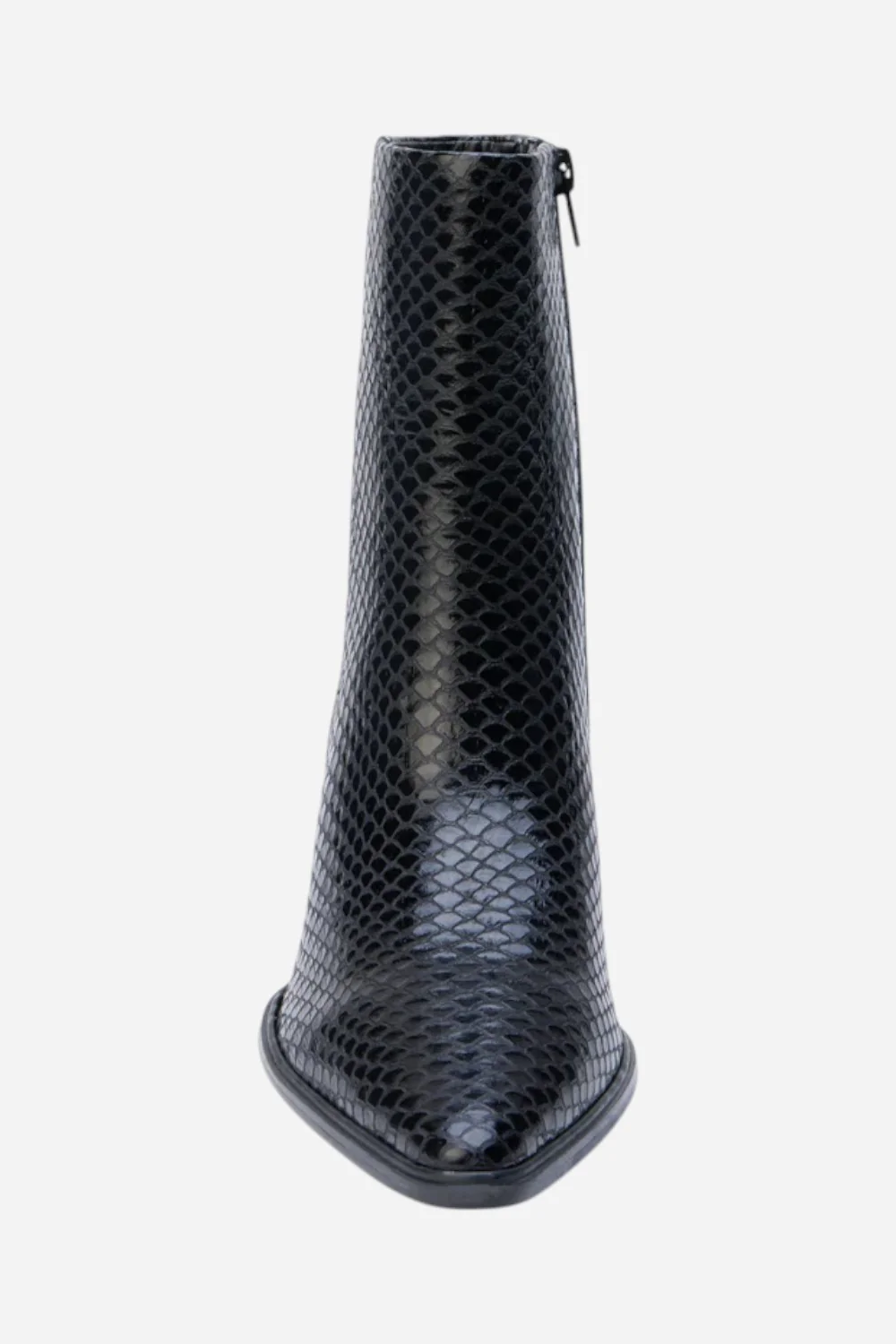 Matisse Gabbie Kitten Heel Bootie in Black/Snake - Image 3