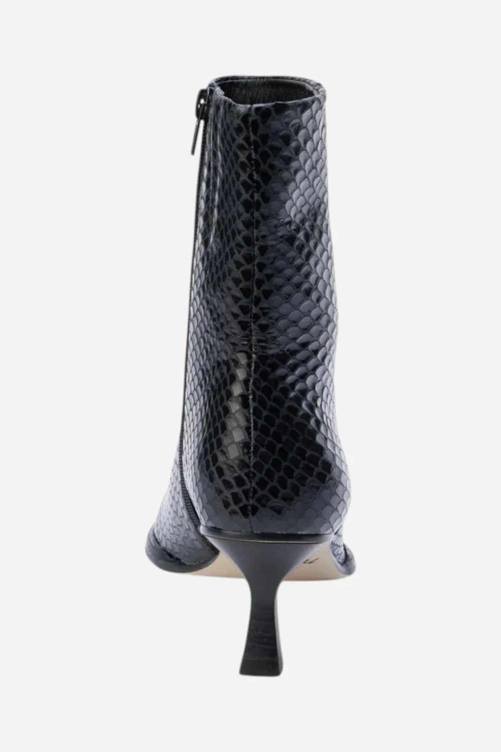 Matisse Gabbie Kitten Heel Bootie in Black/Snake - Image 4