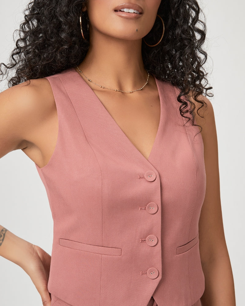 Paige Iris Vest in Desert Dusk - Image 5