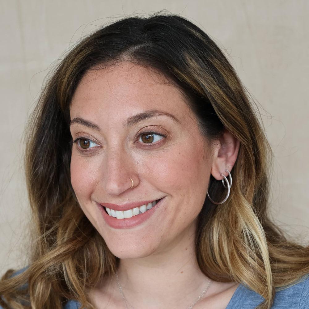 Ella Stein It's A Hoop Thing Hoops in Silver - Image 5