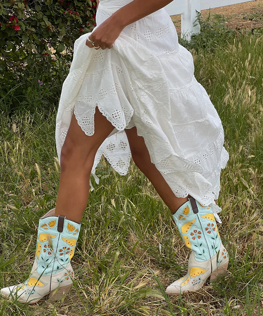 Dolce Vita Lelou Boot Ivory/Multi - Image 7