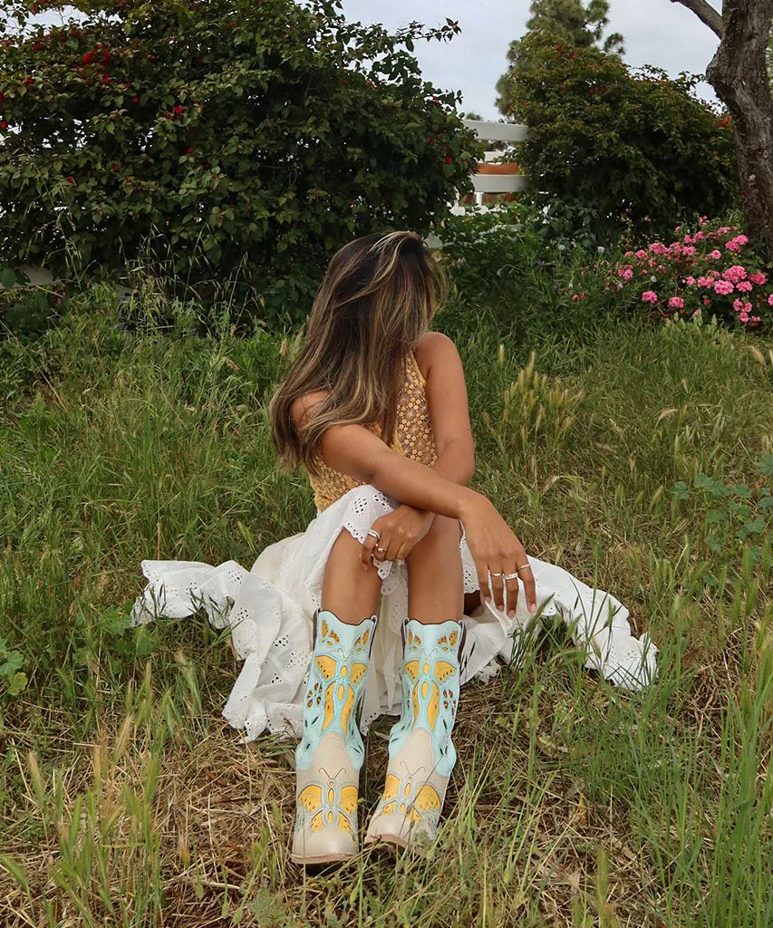 Dolce Vita Lelou Boot Ivory/Multi - Image 8