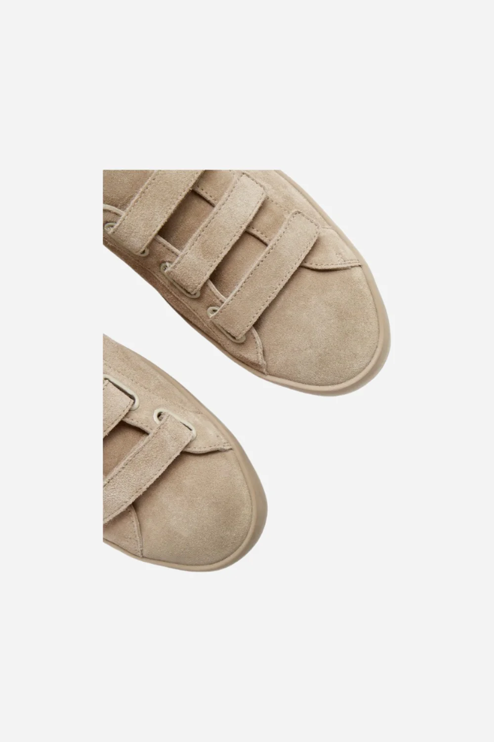 Freda Salvador Libby Strap D'orsay Sneakers in Stucco Suede - Image 3