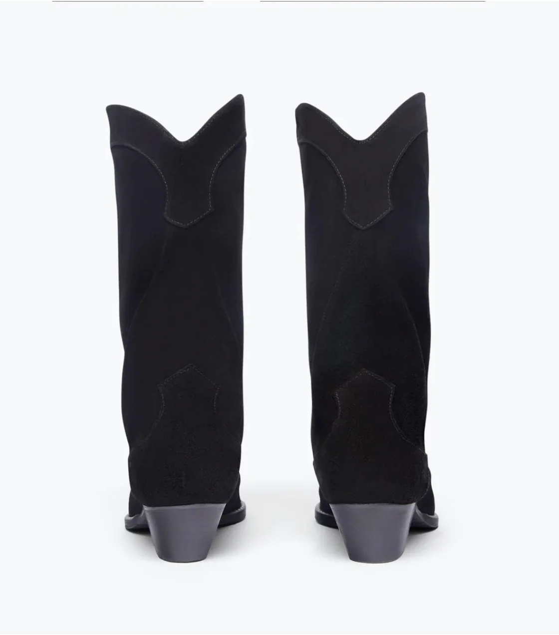 Freda Salvador Loretta Western Boot in Black Suede - Image 3