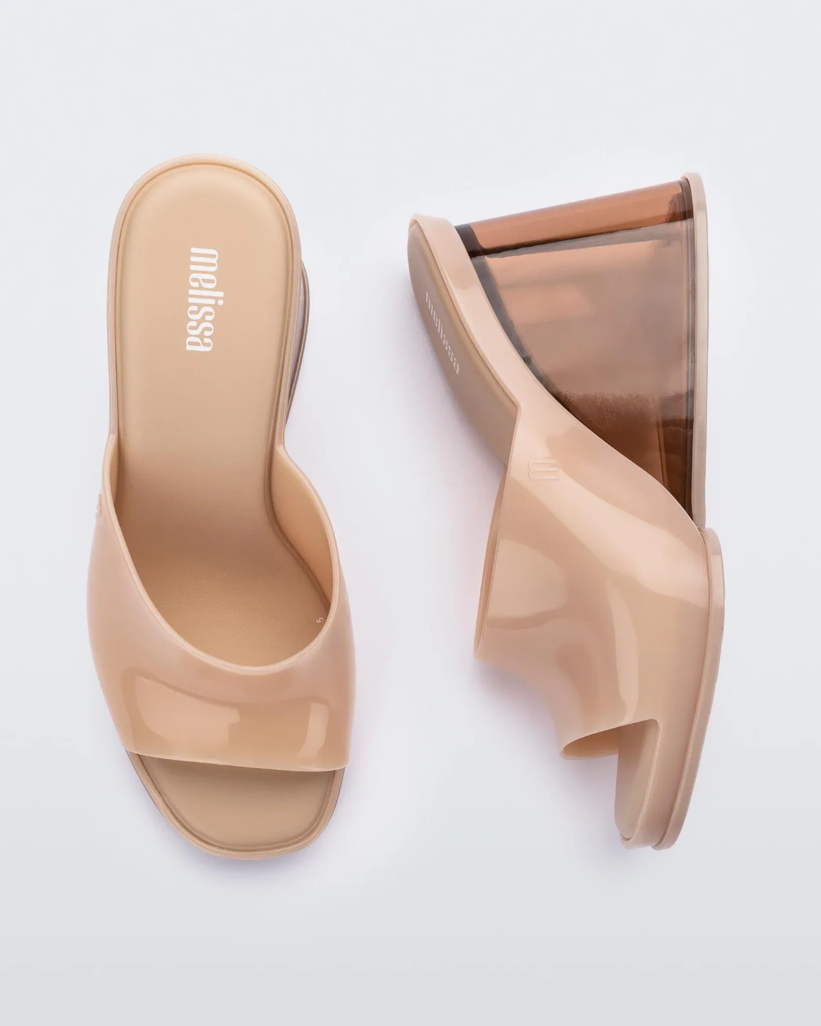 Melissa Darling Wedge Sandals in Beige - Image 4
