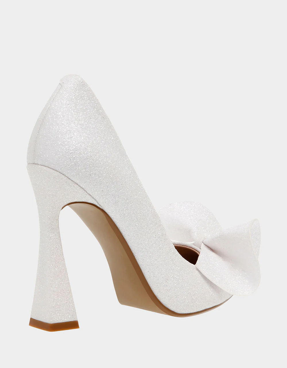 Betsey Johnson Nobble Bow Heel in Ivory - Image 4