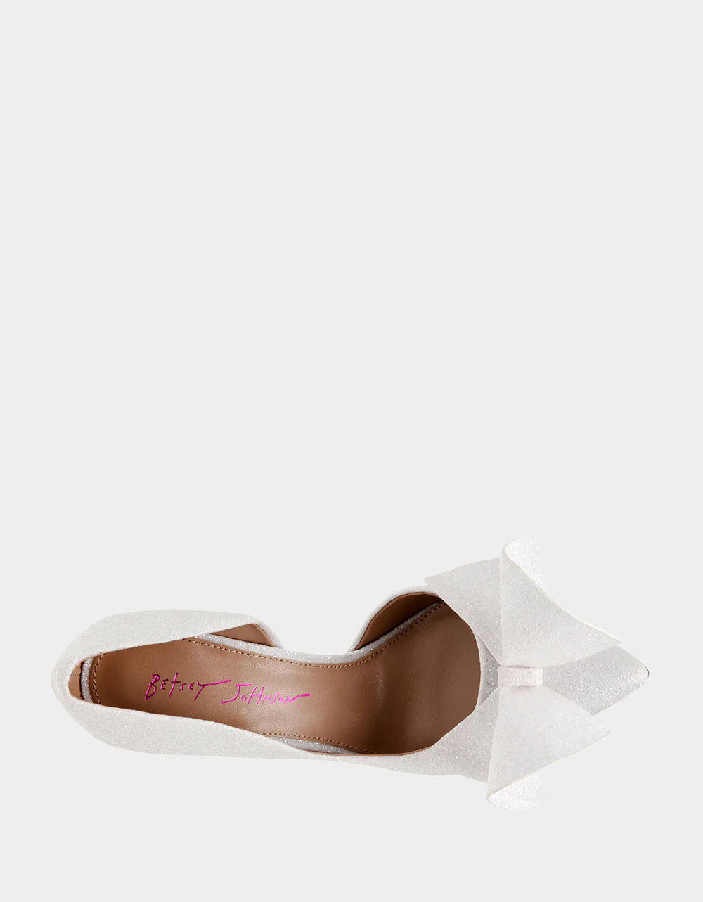 Betsey Johnson Nobble Bow Heel in Ivory - Image 6