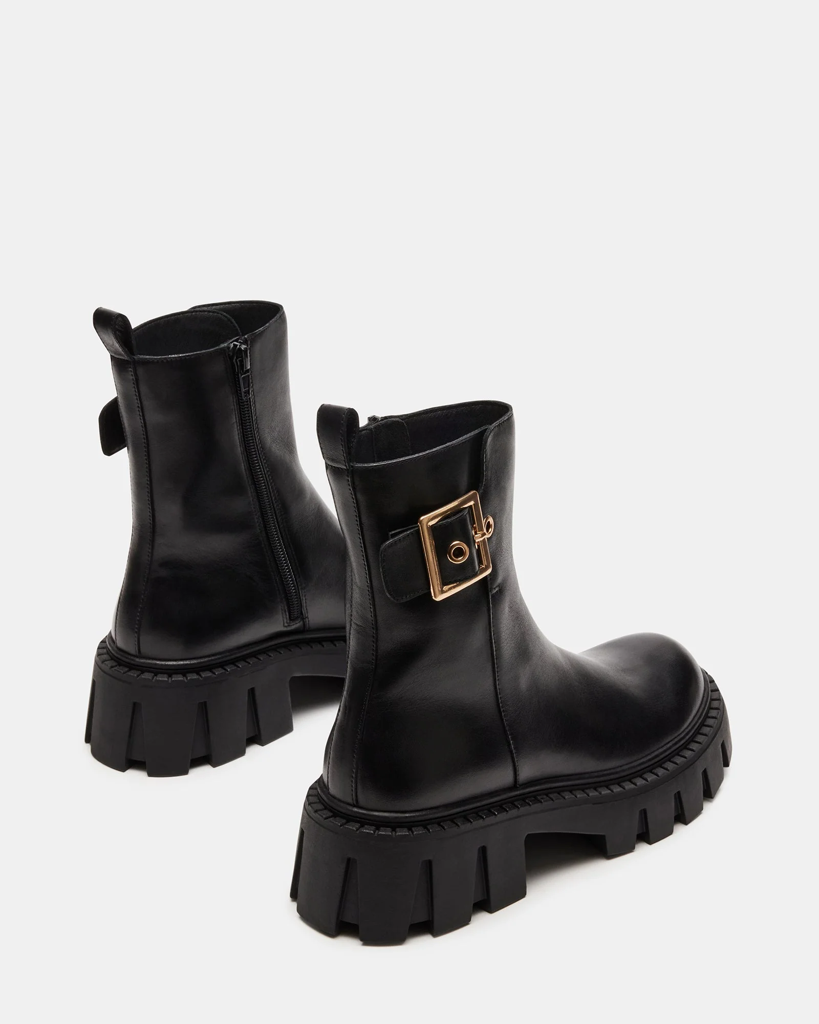 Steve Madden Sameera Booties in Black Leather - Image 4