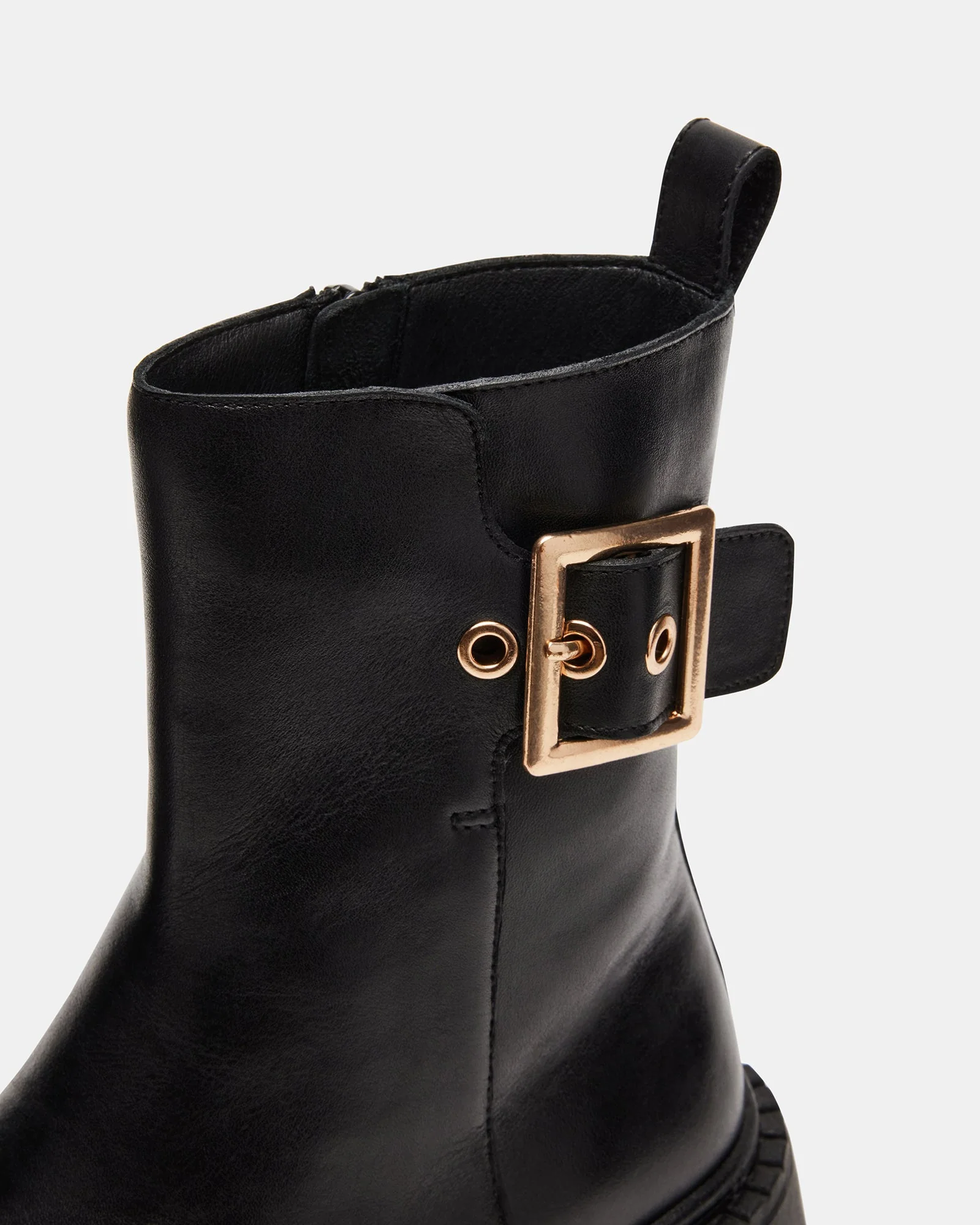 Steve Madden Sameera Booties in Black Leather - Image 6