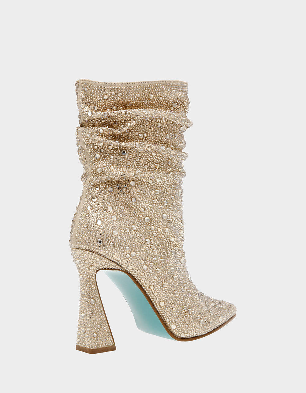 Betsy Johnson Mac Bootie in Light Gold - Image 5