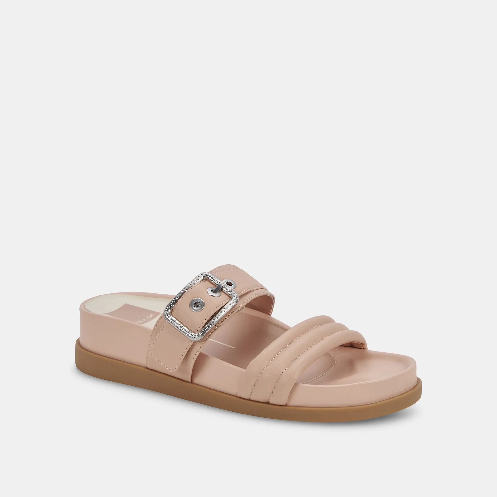 Dolce Vita Shaila Sandals in Cream Leather - Image 3