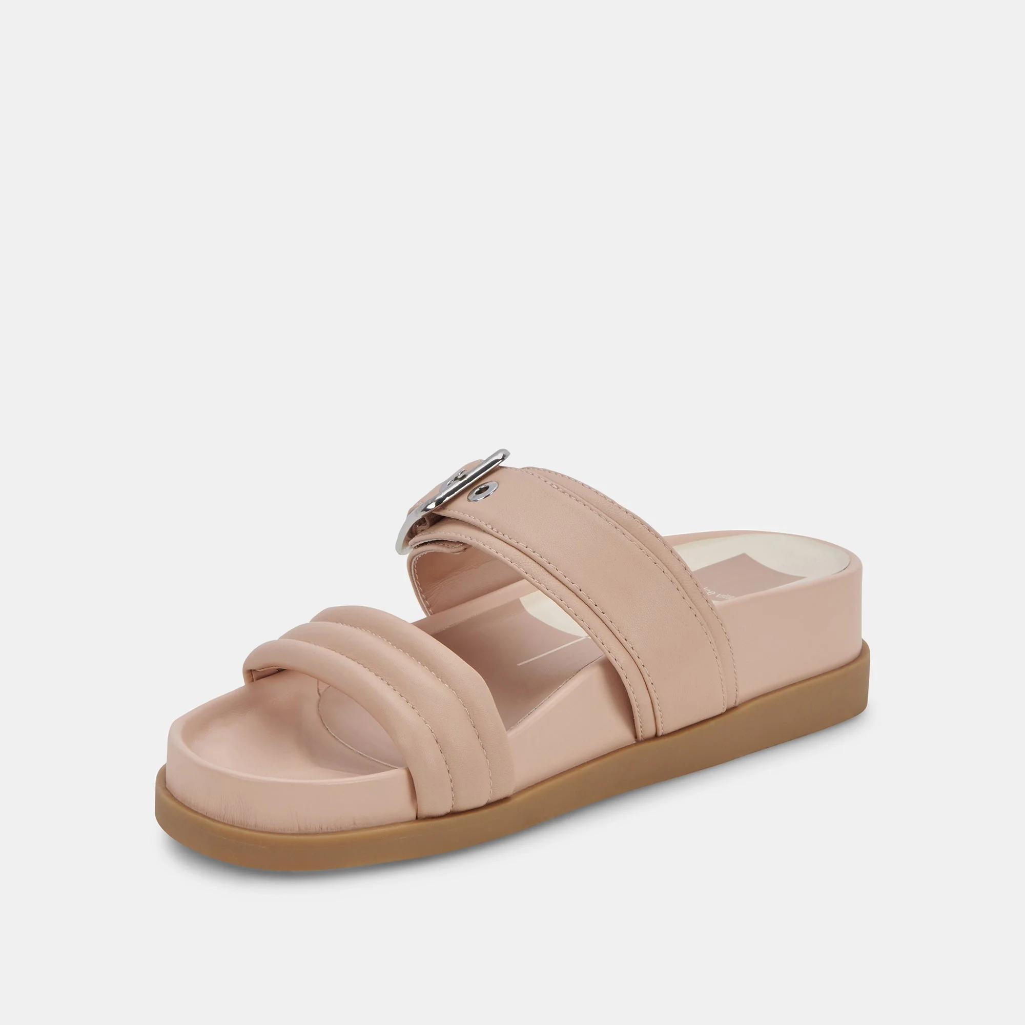 Dolce Vita Shaila Sandals in Cream Leather - Image 5