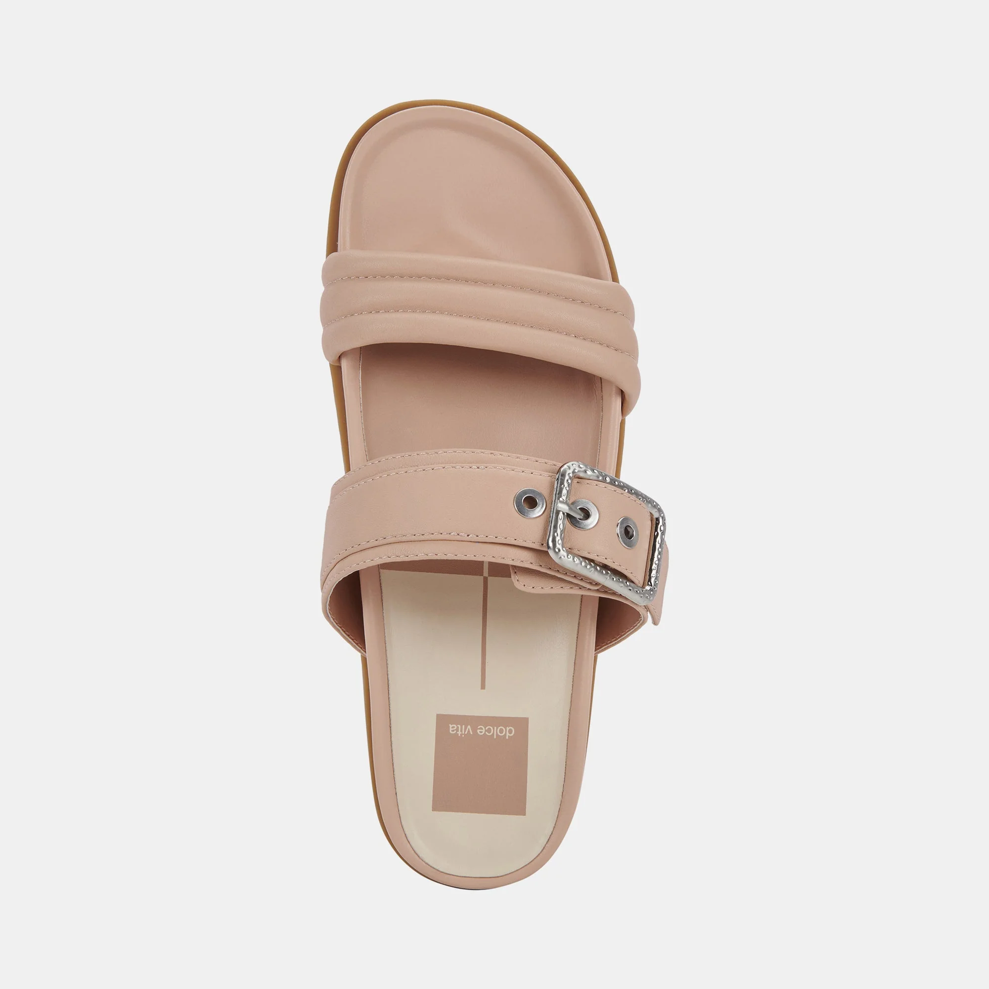 Dolce Vita Shaila Sandals in Cream Leather - Image 9